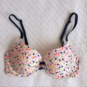 Victoria’s Secret Multicolor Polka Dot Bra